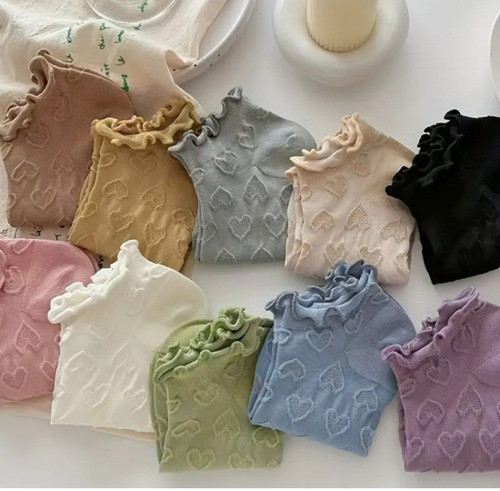 جوراب مچی لب فر قلبی وارداتی برند ADORA