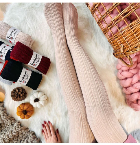 جوراب شلواری زنانه گندمی ۲۸۰ ضخیم برند penti ایکس لارج