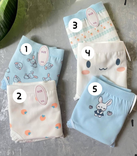 شورت دخترانه عروسکی نخ پنبه آبی آسمانی سایز XL وارداتی کیوت