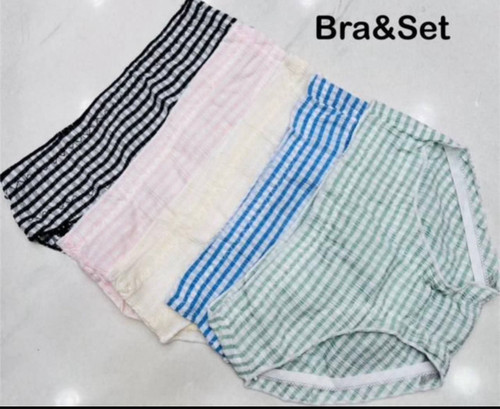 شورت نخی دخترانه وارداتی لارج راه راه