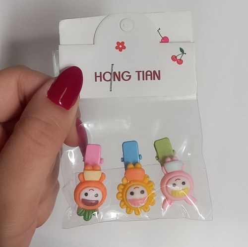 گیره عروسکی فلزی سه عددی