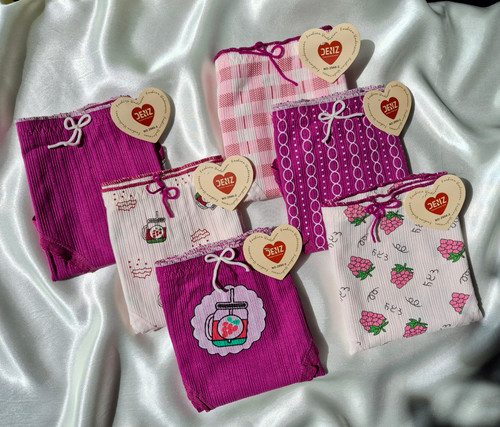 شورت زنانه عروسکی سایز بزرگ ۳ایکس لارج برند دنیز وارداتی جنس کبریتی نخ پنبه